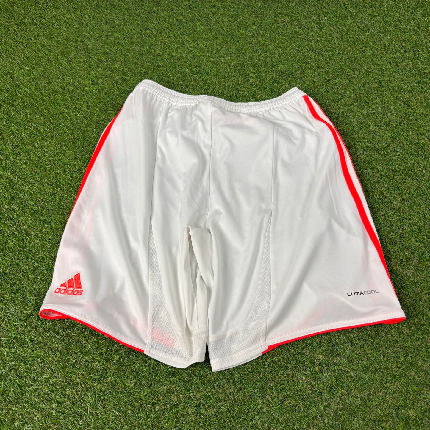 00s Adidas Bayern Munich Football Shorts White Small