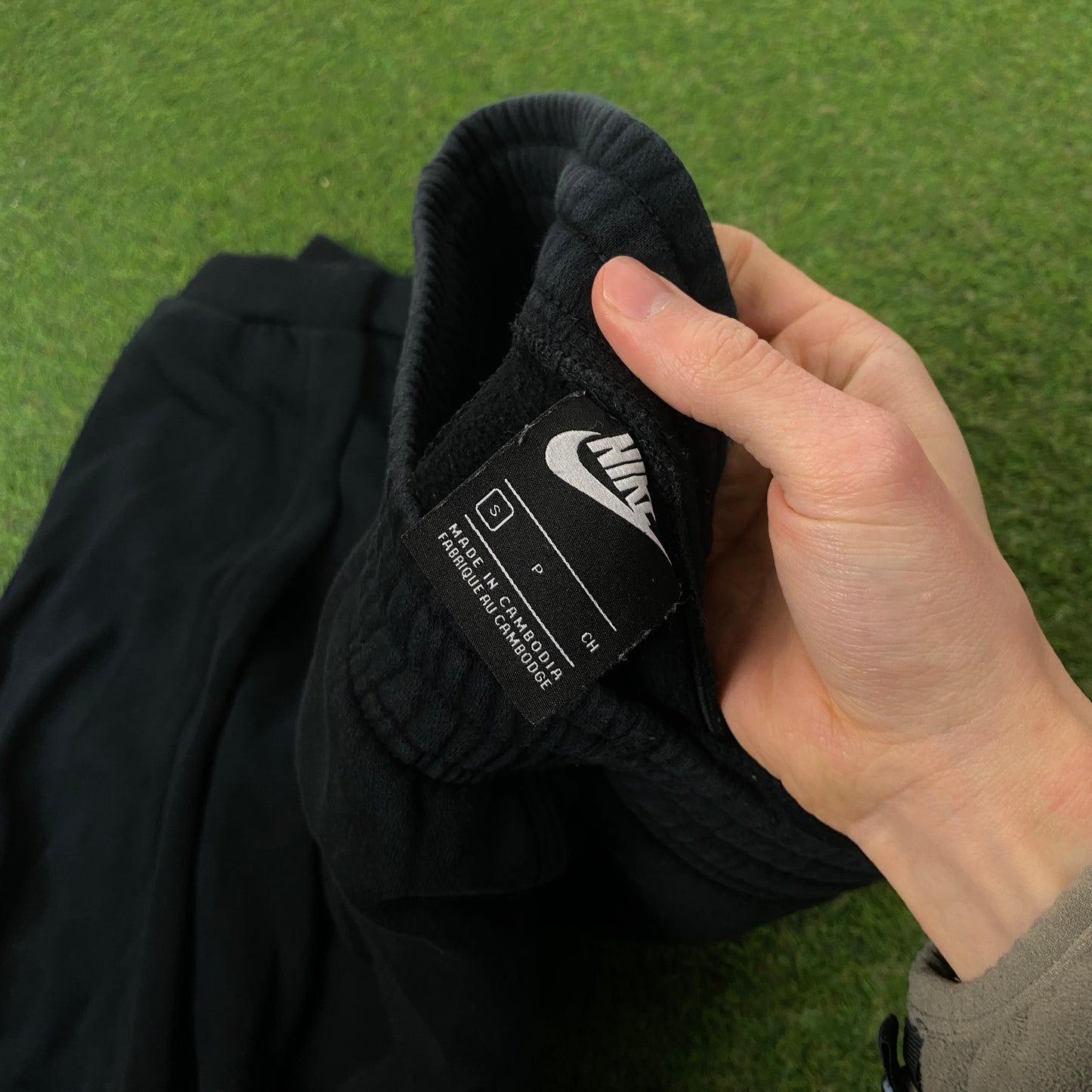 00s Nike Cotton Joggers Black Small