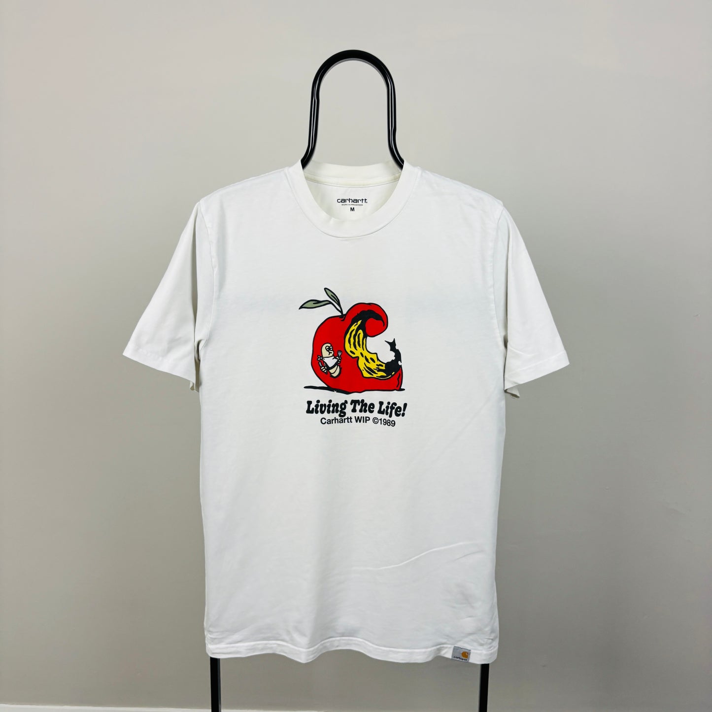 00s Carhartt Appetite T-Shirt White Medium