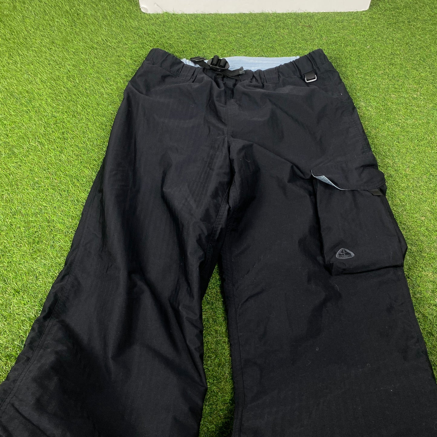 00s Nike ACG Ski Salopettes Trousers Joggers Black Medium