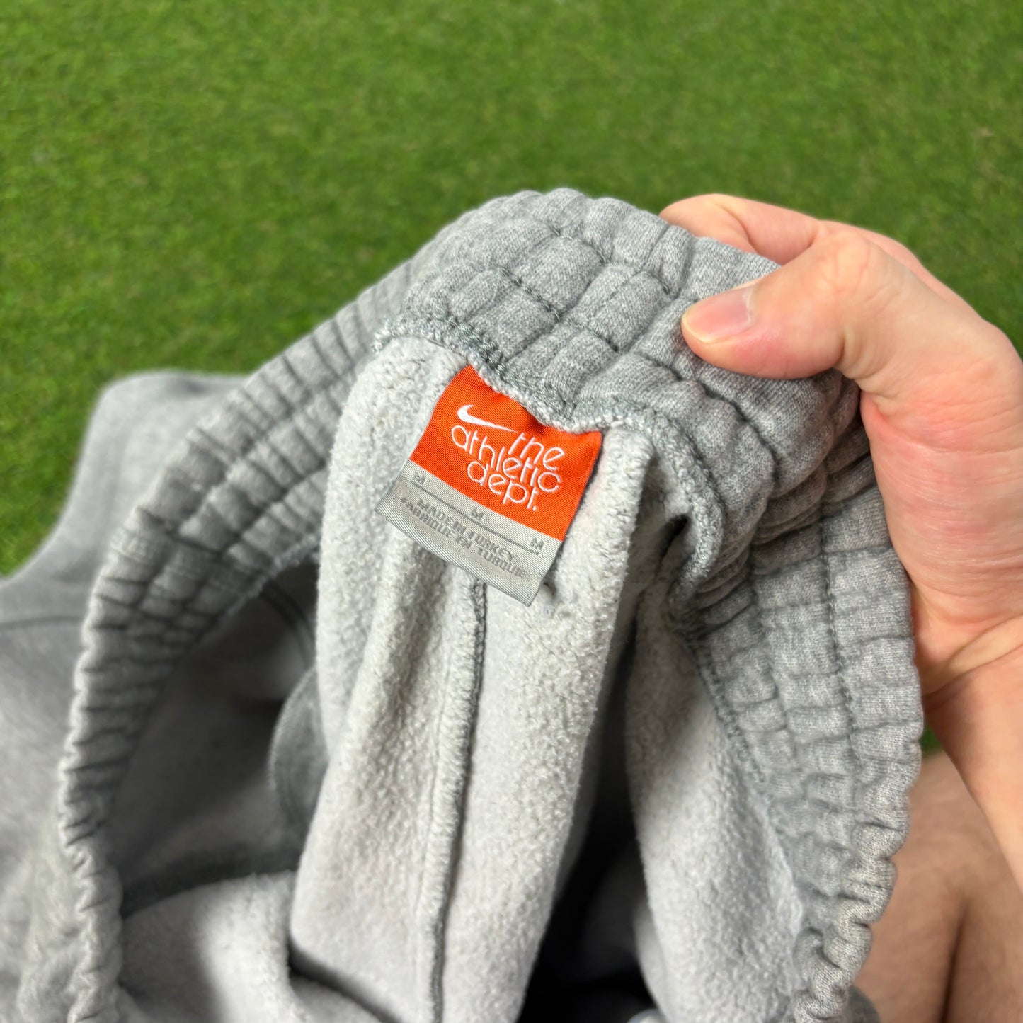 00s Nike Wide Leg Cotton Joggers Grey Medium
