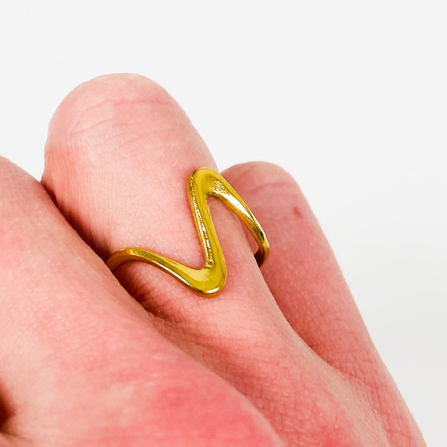 Vintage Adjustable Squiggle Ring