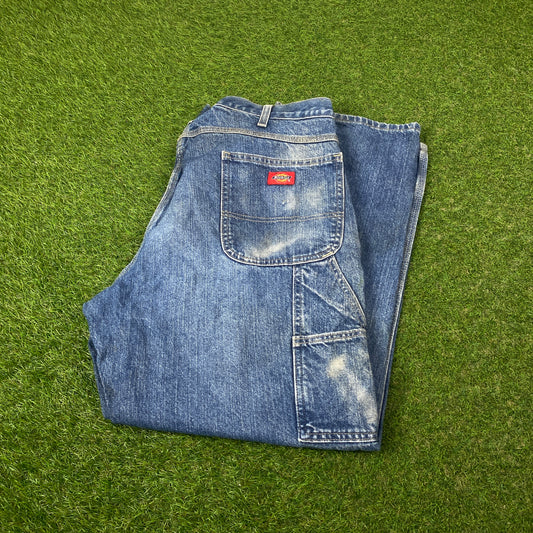00s Dickies Denim Jeans Joggers Blue XL 38x30