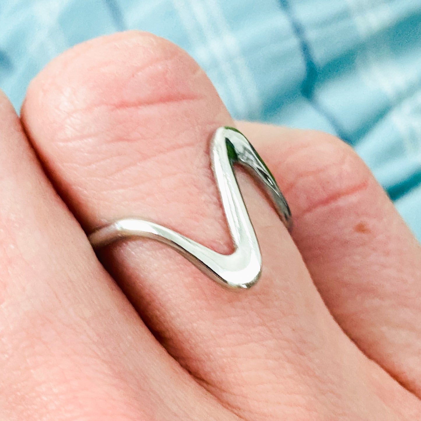 Vintage Adjustable Squiggle Ring