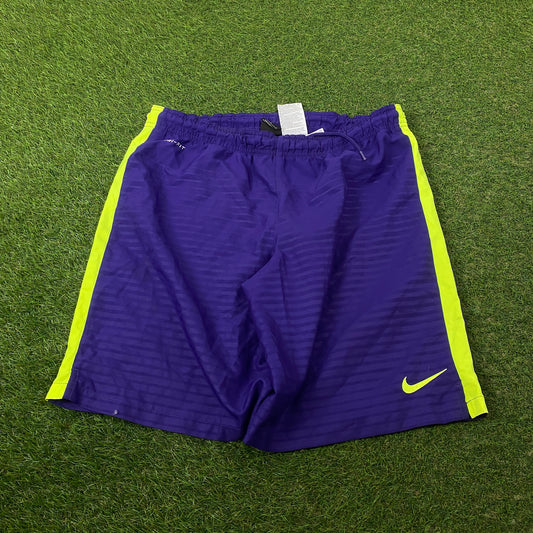 00s Nike Football Shorts Purple Large