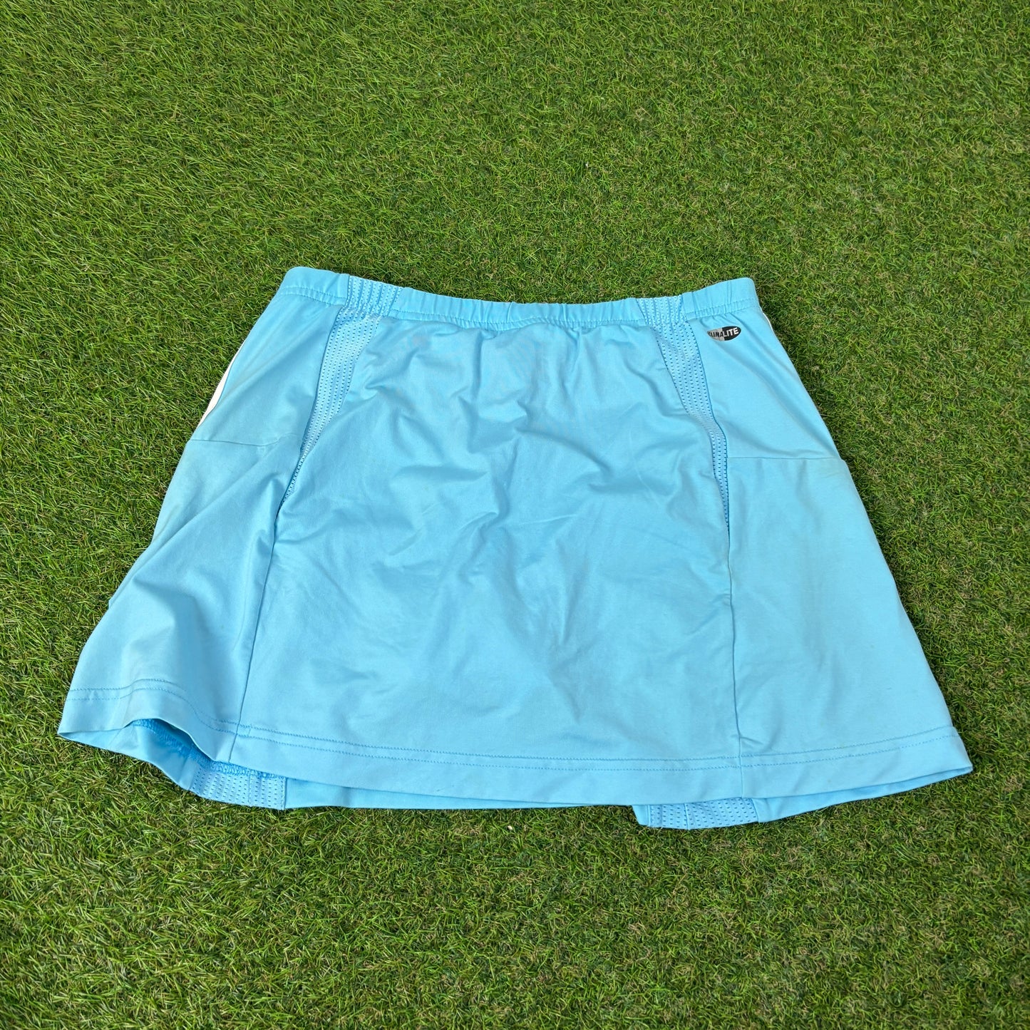 00s Adidas Tennis Skirt Blue Small