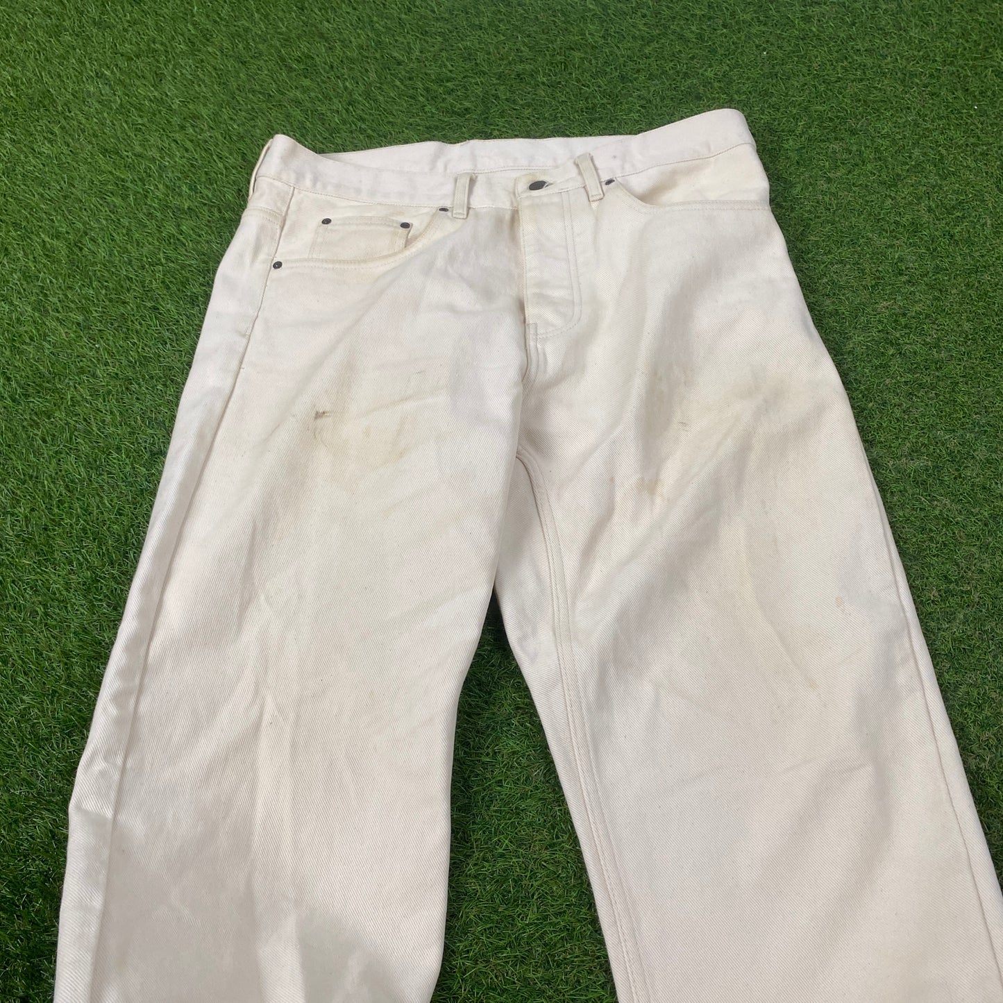 00s Carhartt Newel Cargo Trousers Brown 32 Medium Joggers