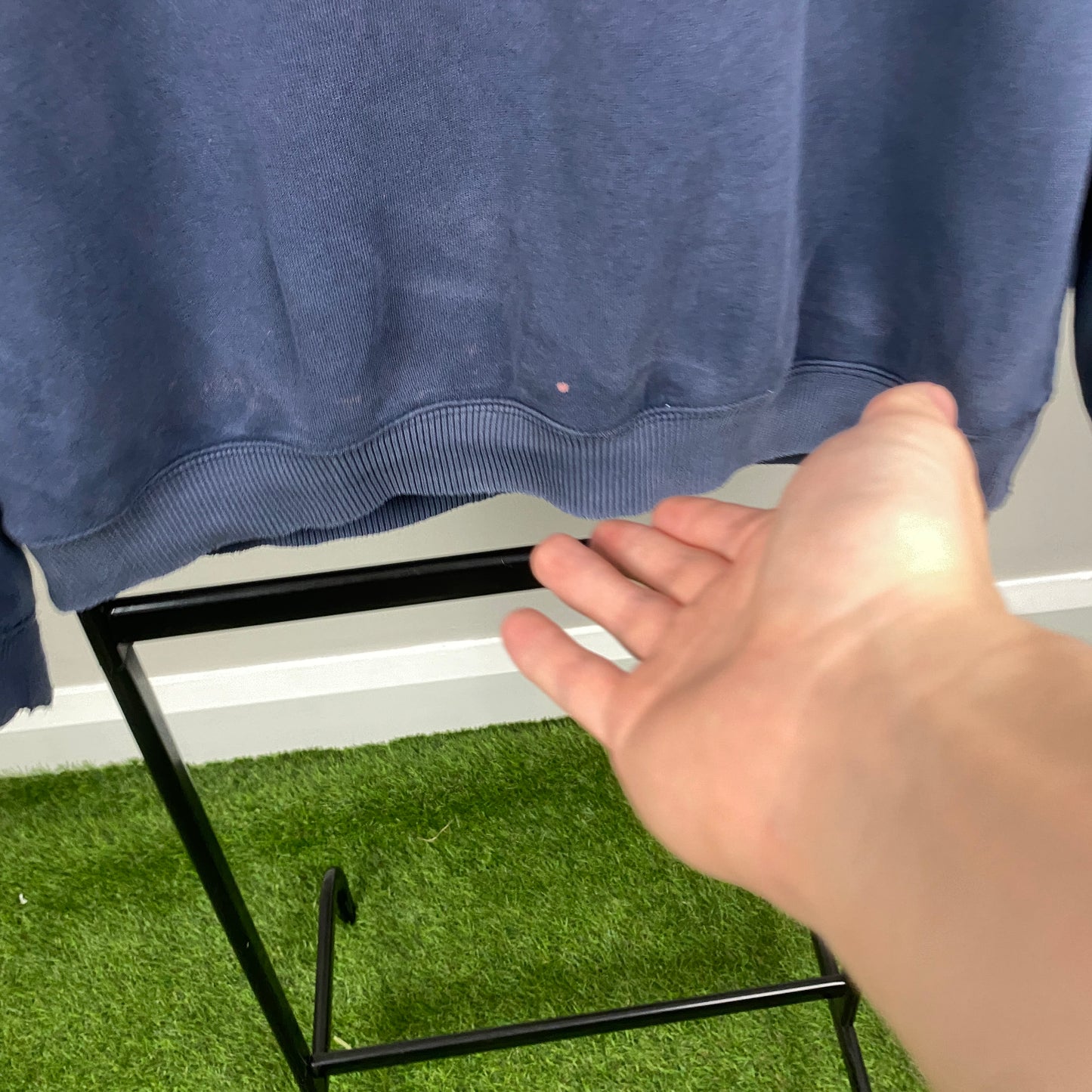 00s Nike Piping Sweatshirt Blue Medium