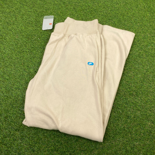 00s Nike Wide Leg Cotton Joggers Brown XL
