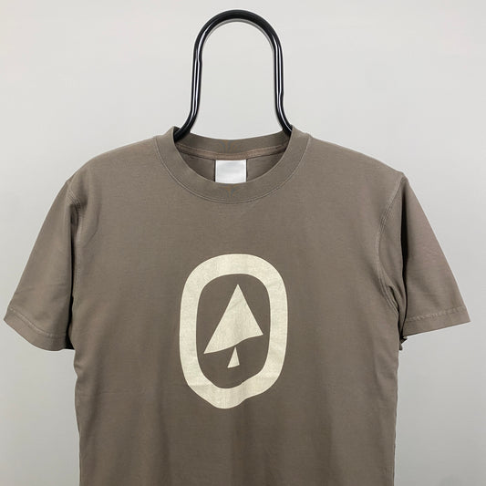 00s Nike Oregon T-Shirt Brown Small