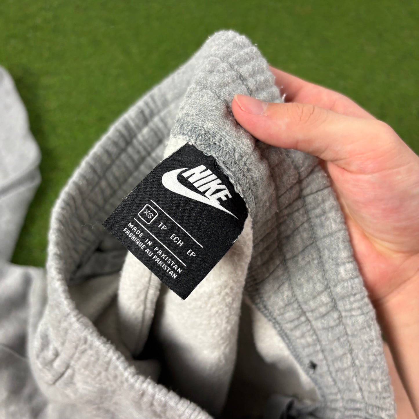 00s Nike Wide Leg Cotton Joggers Grey XS