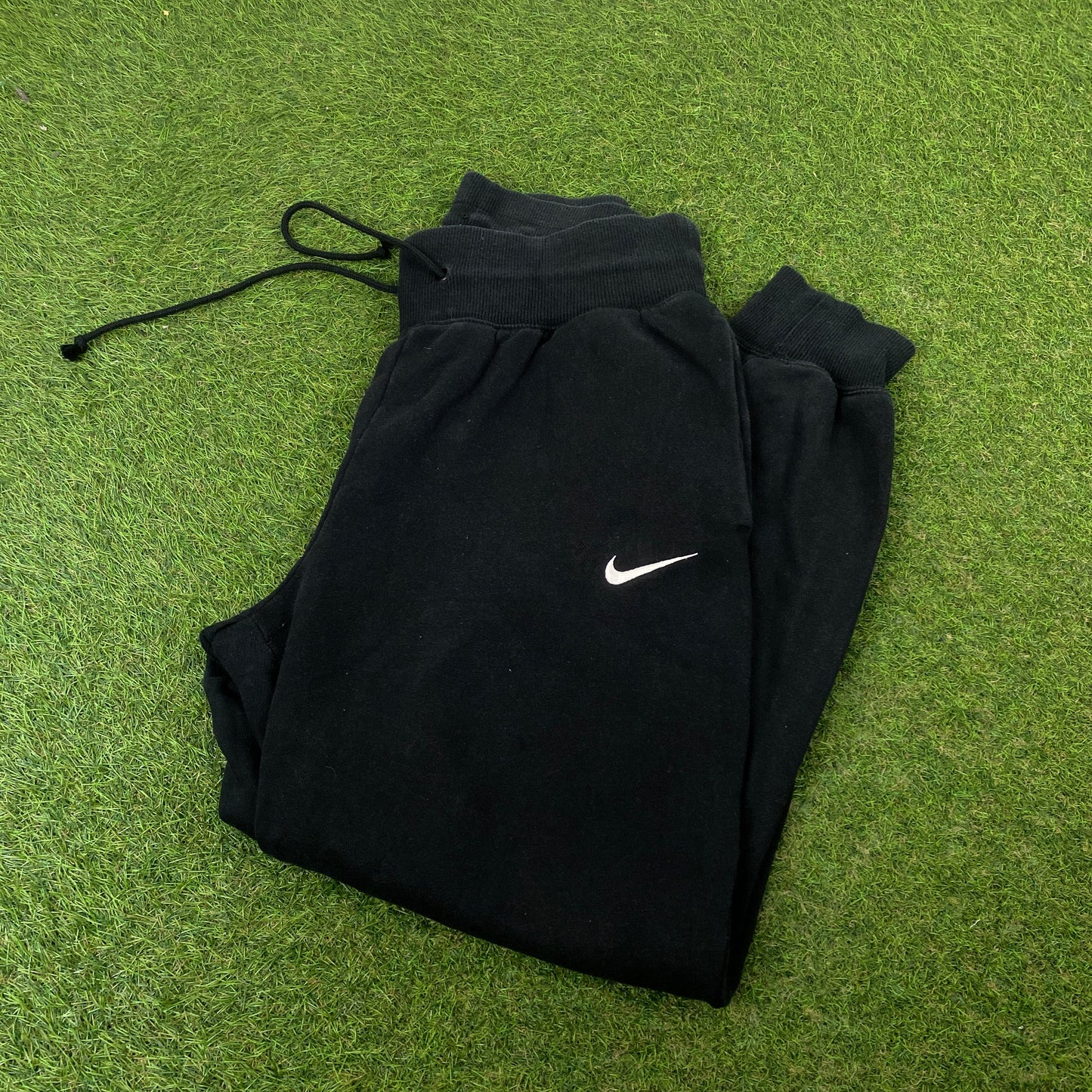 00s Nike Cotton Joggers Black Small