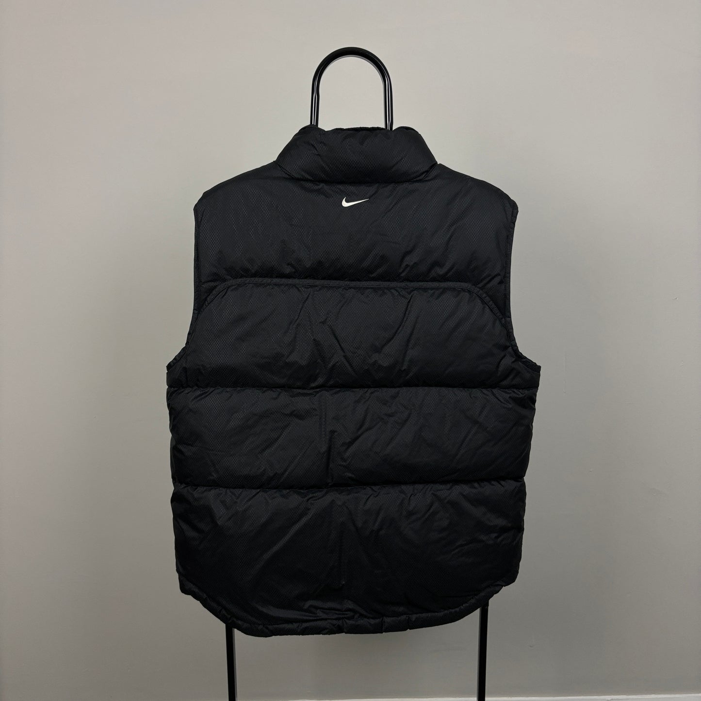 00s Nike Tn Hex Puffer Gilet Jacket Black Large