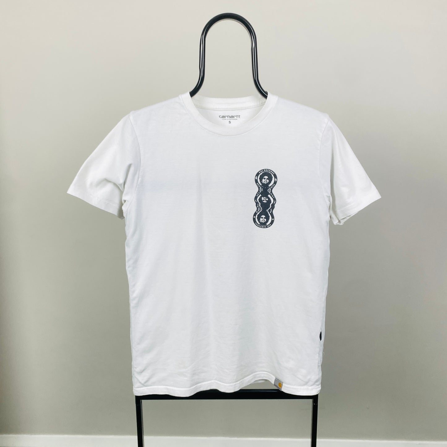 00s Carhartt KDJ Records T-Shirt White Small