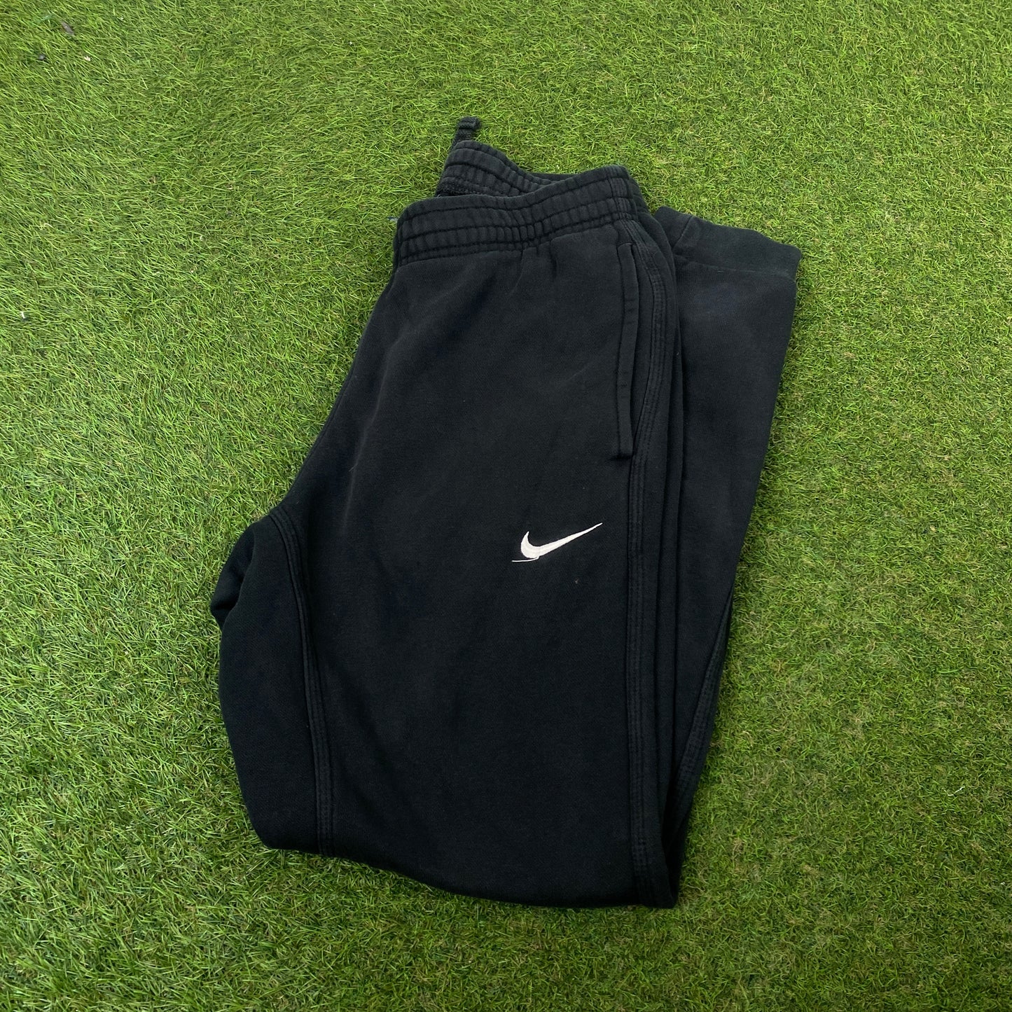 00s Nike Cotton Joggers Black Small