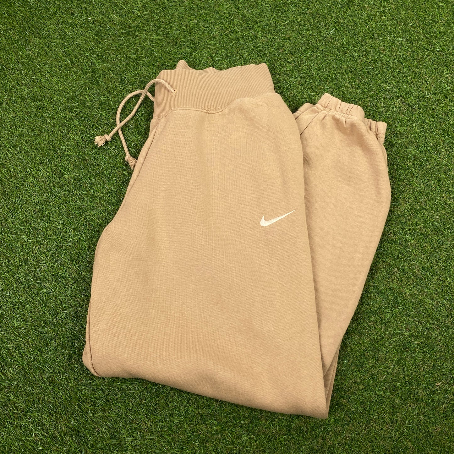 00s Nike Cotton Joggers Brown XS