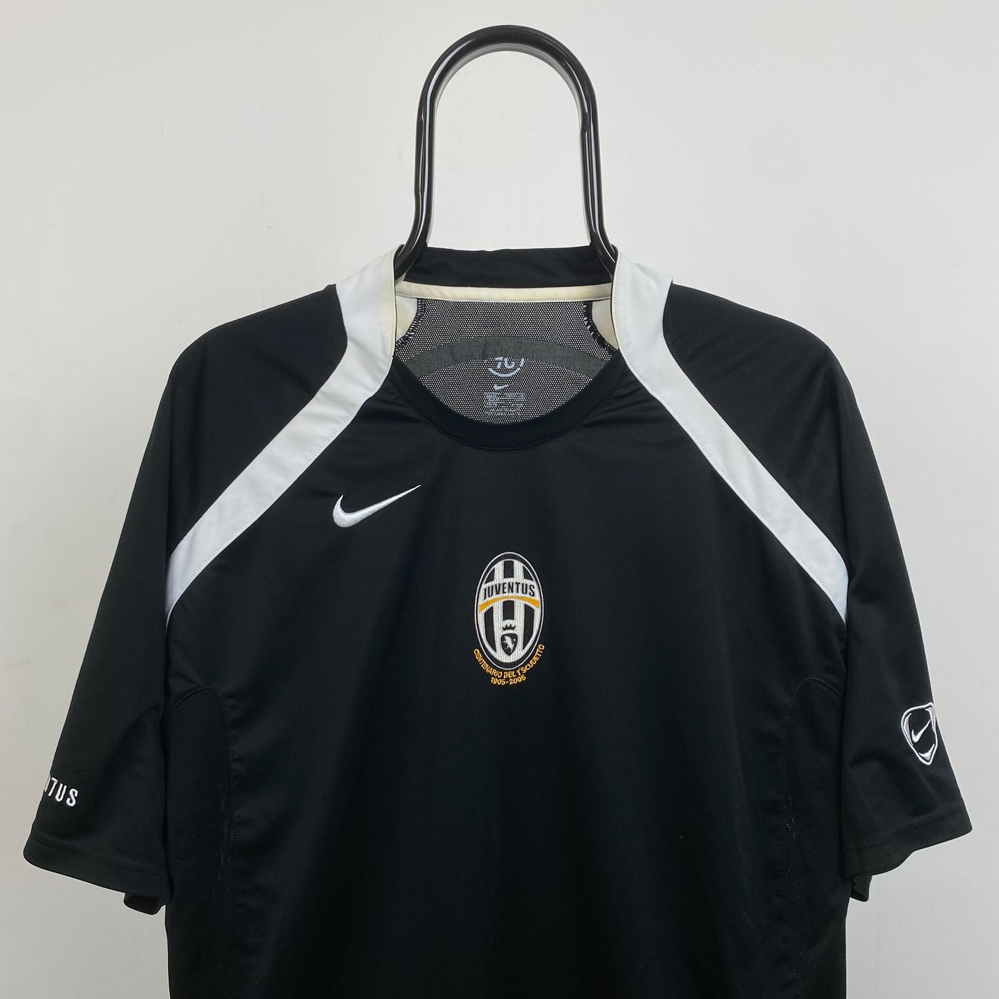 00s Nike Juventus Football Shirt T-Shirt Black XL