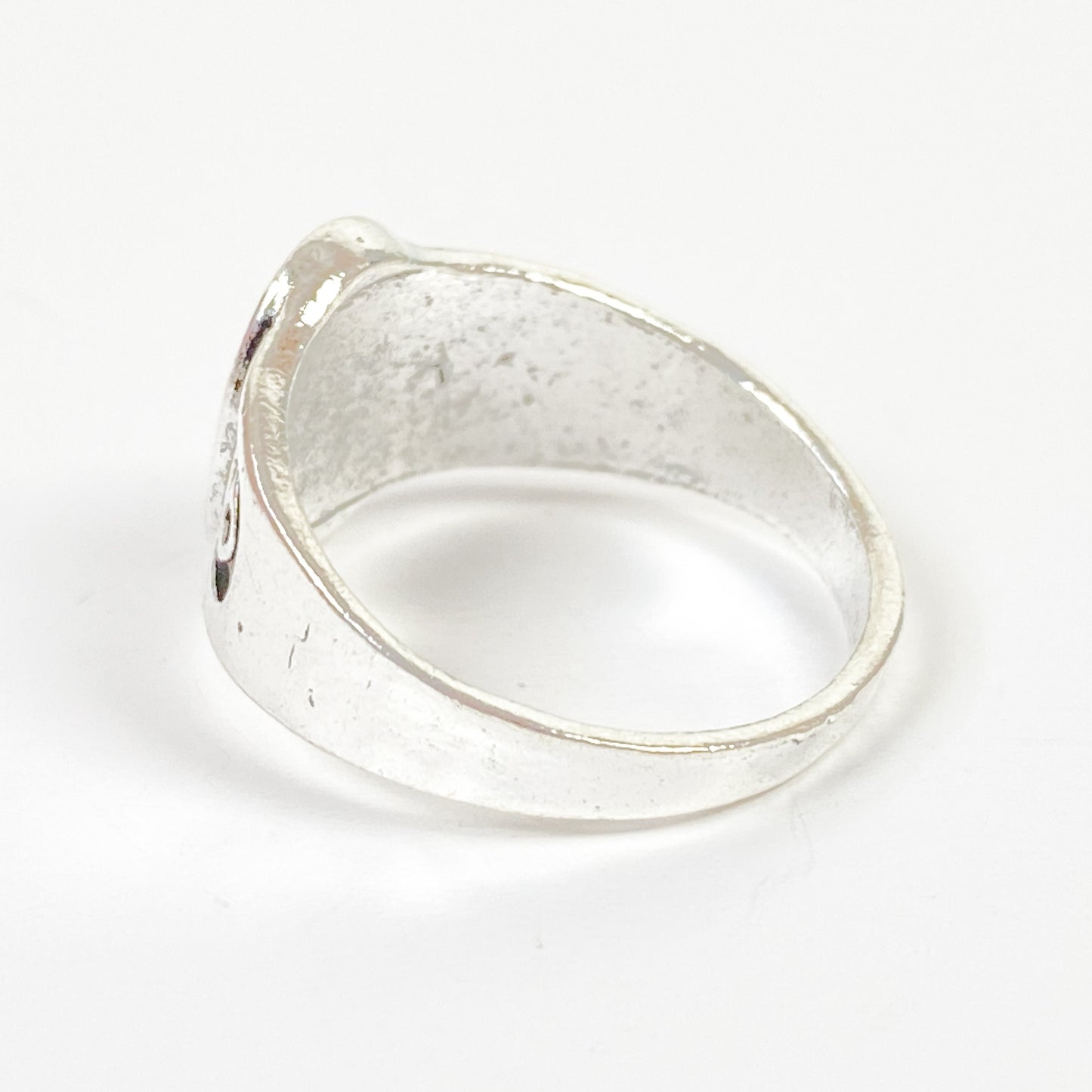 Retro Vintage Signet Ring Silver