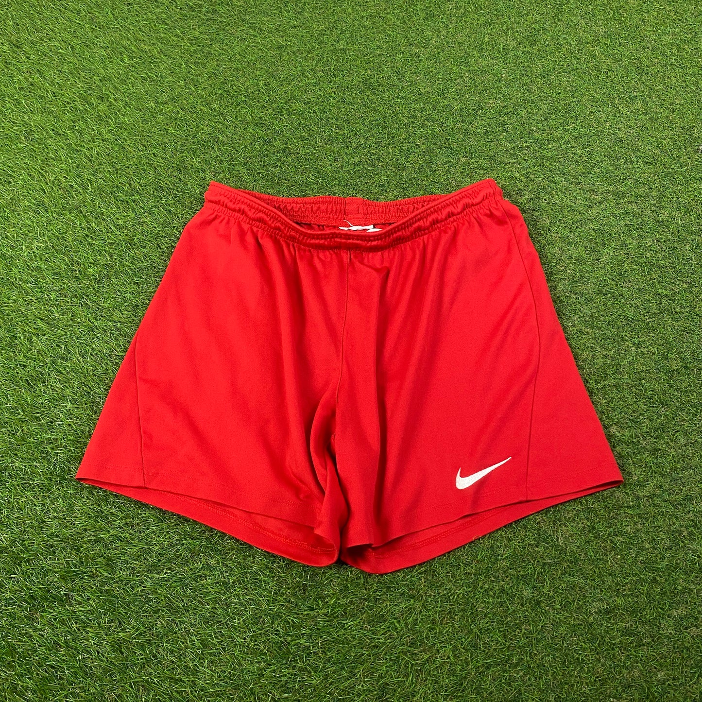 00s Nike Football Shorts Red Medium
