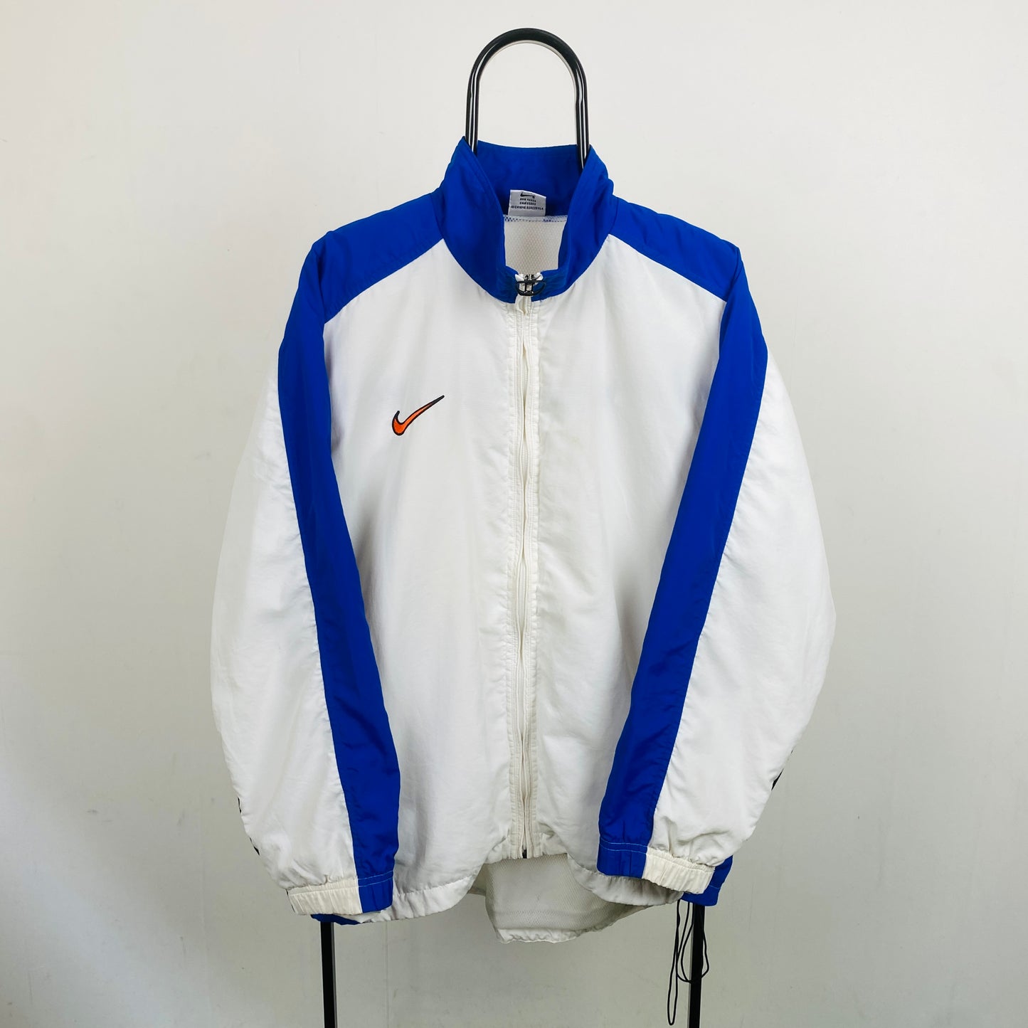 90s Nike Netherlands Windbreaker Jacket White Medium