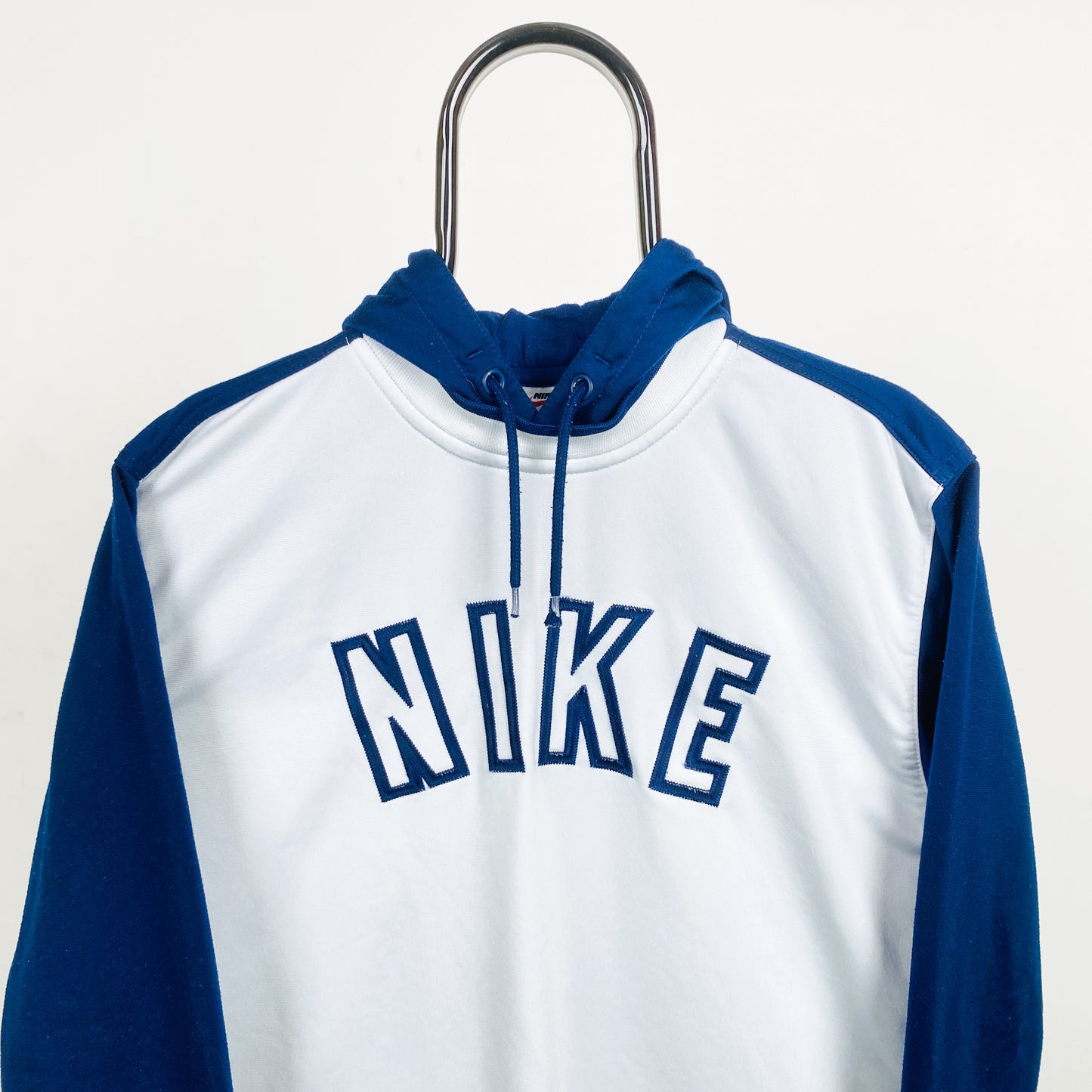 90s Nike Hoodie White XS