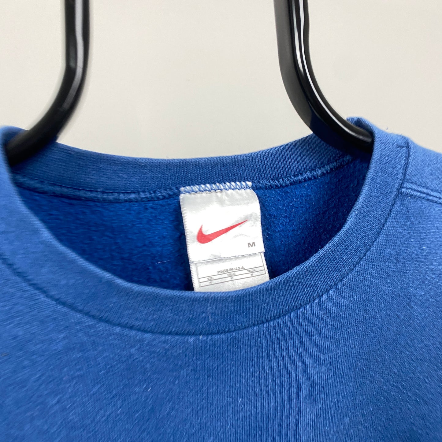 90s Nike Sweatshirt Blue Medium