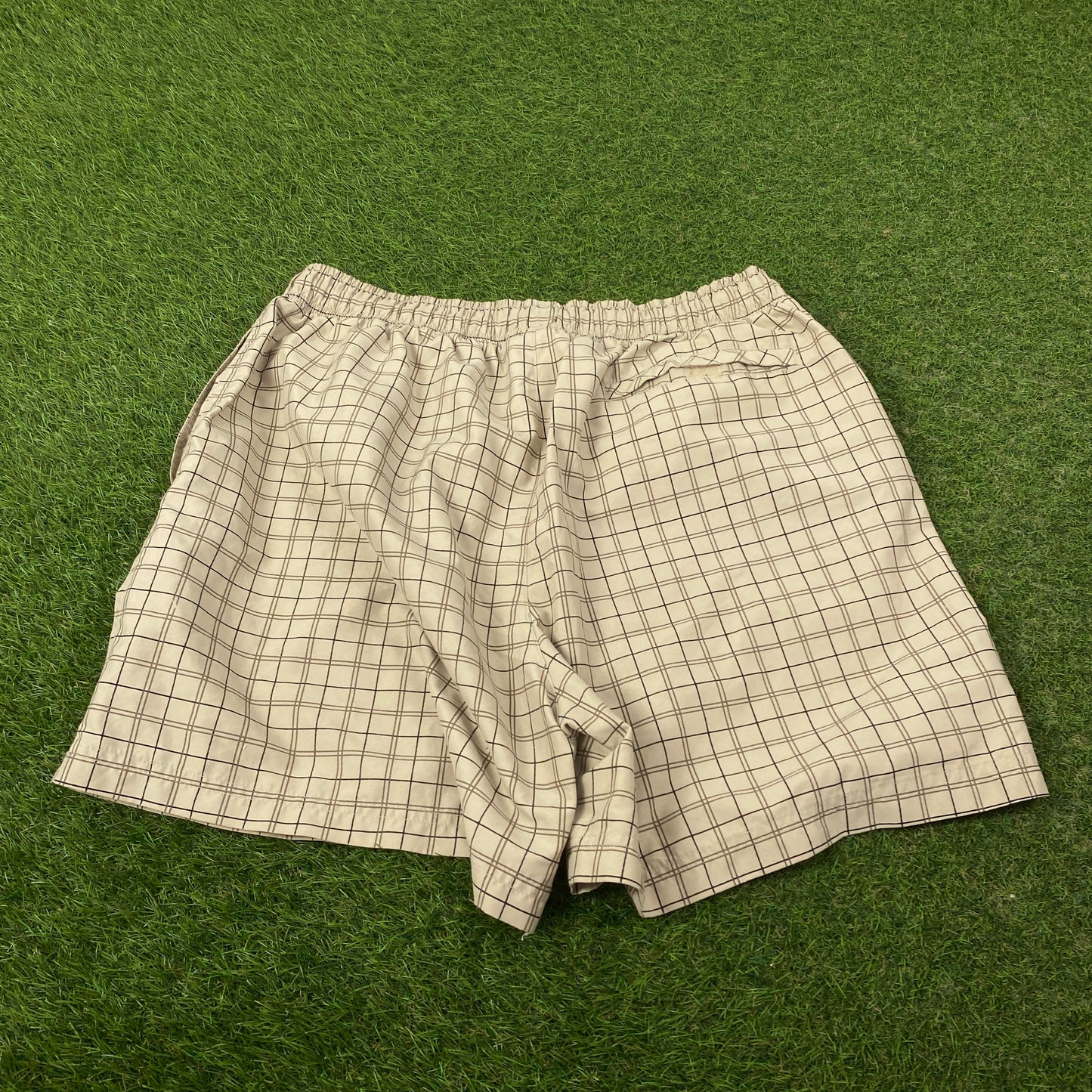 00s Nike Plaid Shorts Brown XL