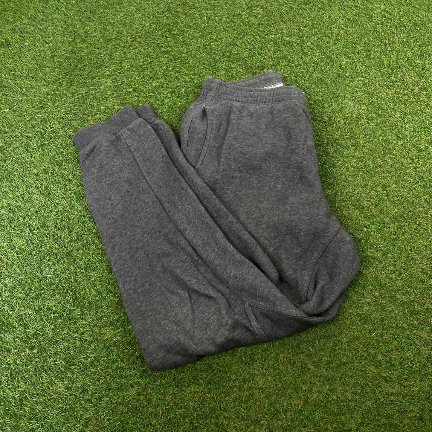 00s Nike Cotton Joggers Grey Small