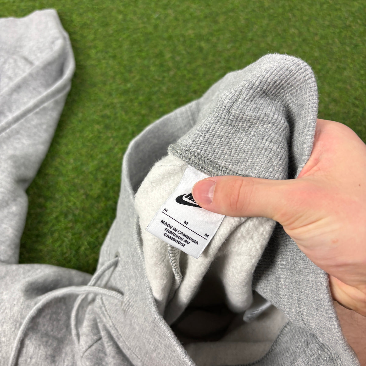 00s Nike Cotton Joggers Grey Medium