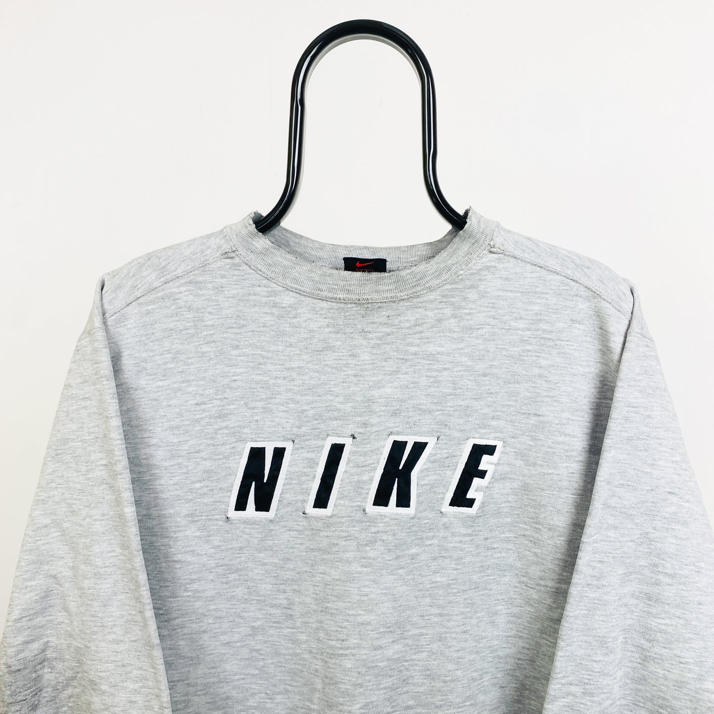 90s Nike Sweatshirt Grey Small