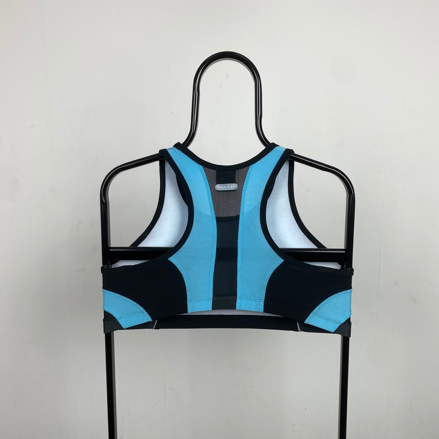 00s Nike Striped T-Shirt Blue XS