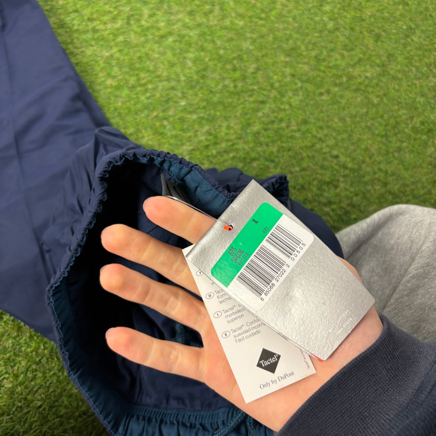 00s Nike Piping Joggers Blue Small