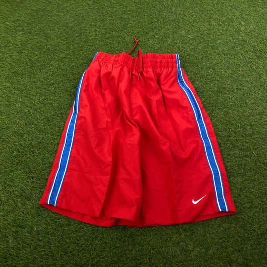 00s Nike Piping Shorts Red XS