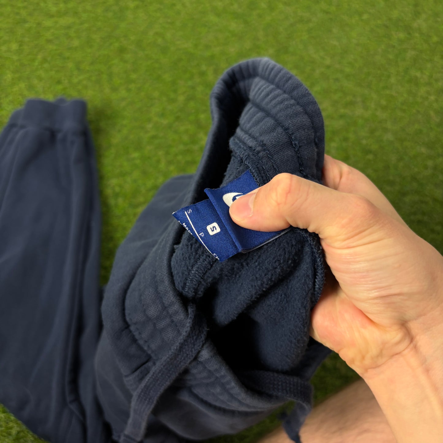 00s Nike Cotton Joggers Blue Small