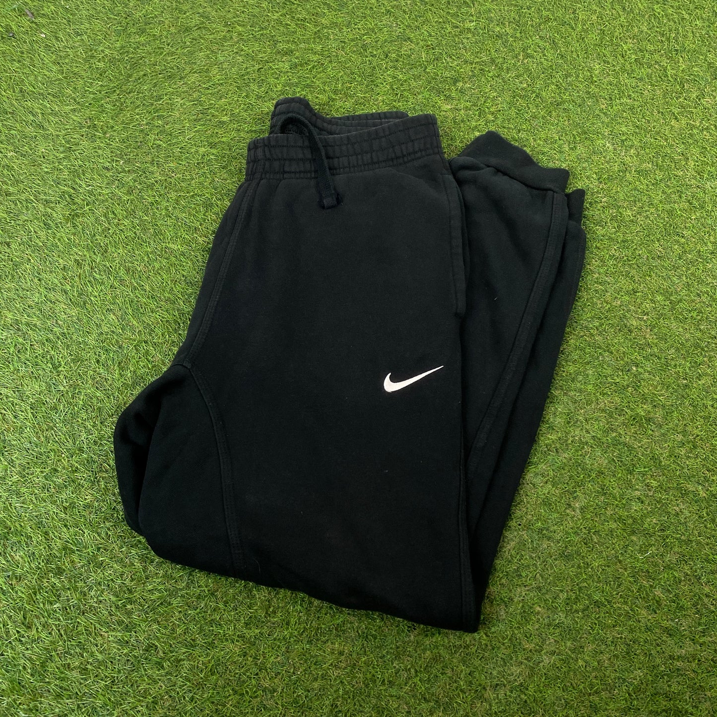 00s Nike Cotton Joggers Black Small