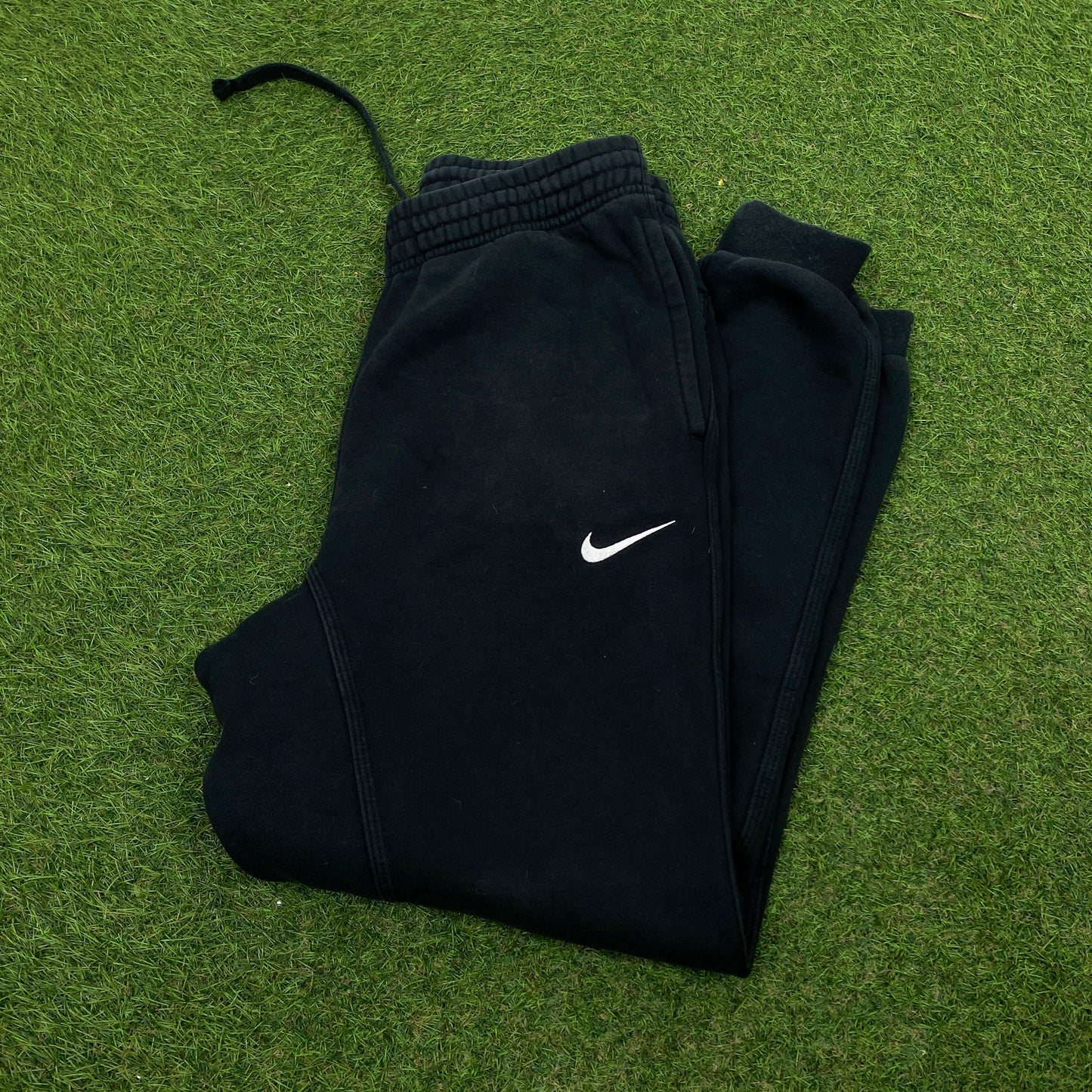00s Nike Cotton Joggers Black Small