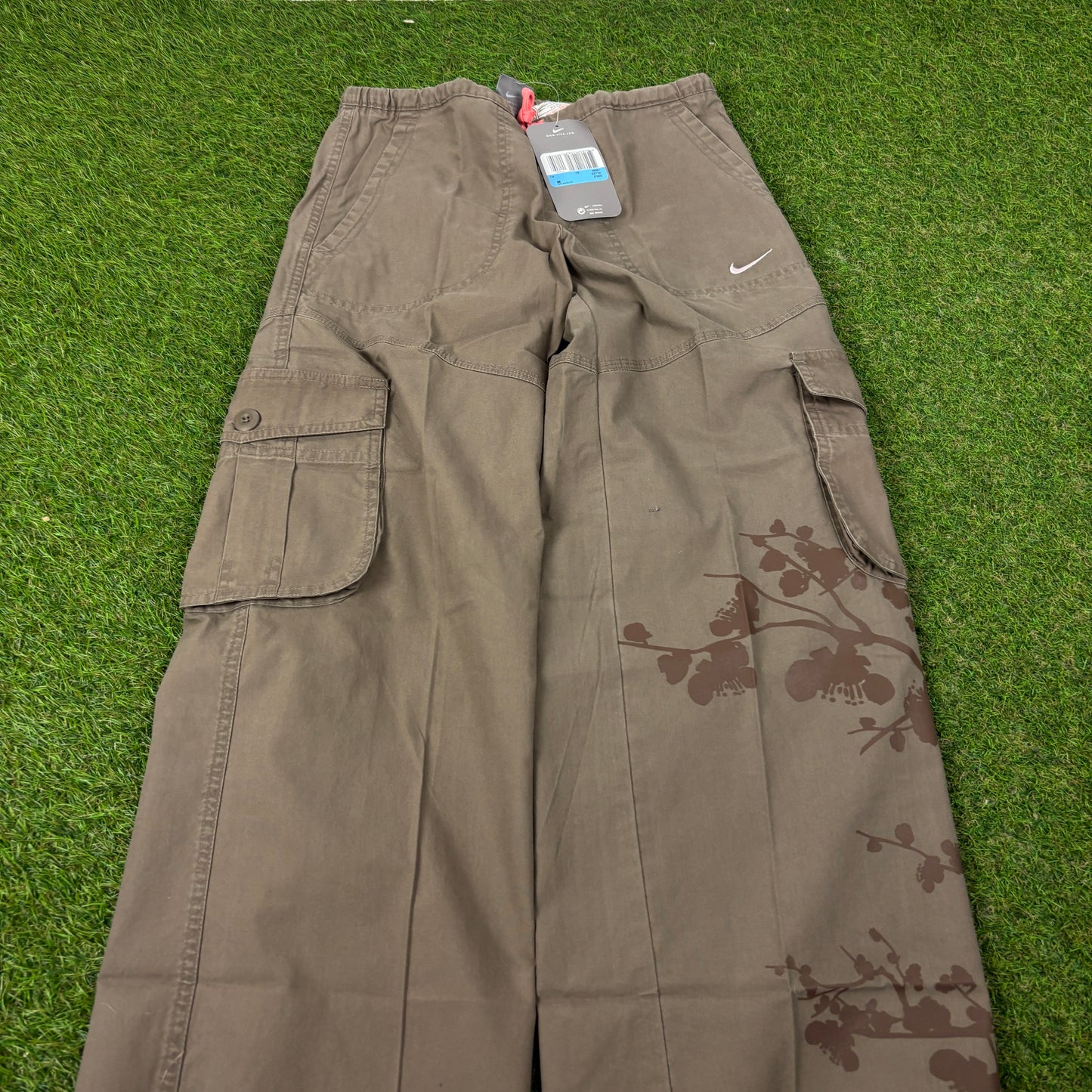 00s Nike Cargo Trousers Joggers Brown XS