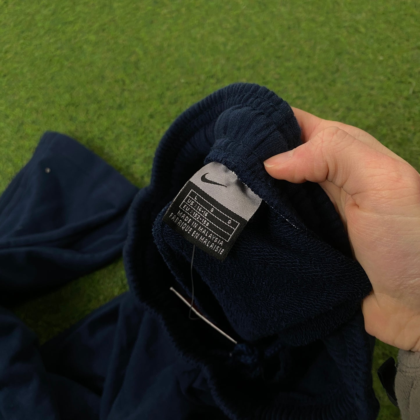00s Nike Cotton Joggers Blue XS