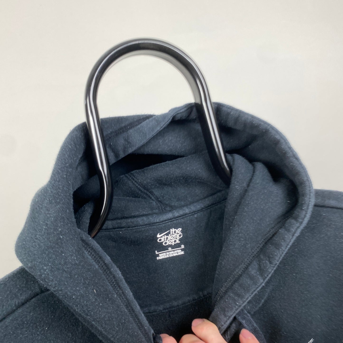 00s Nike Hoodie Black Womens Large