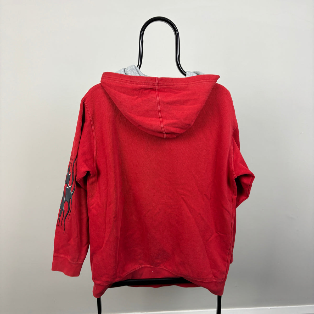 00s Nike Flame Hoodie Red XL