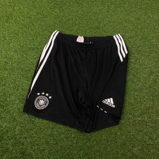 00s Adidas Germany Football Shorts Black Large