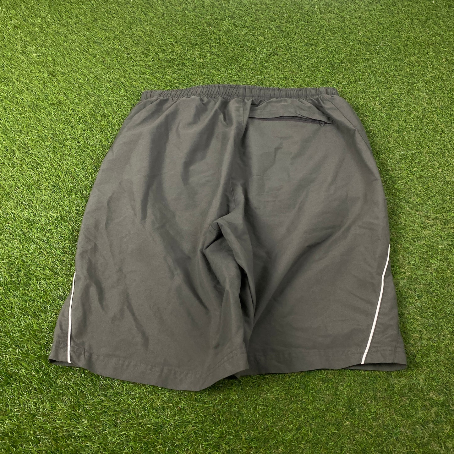 00s Nike Piping Shorts Grey Large