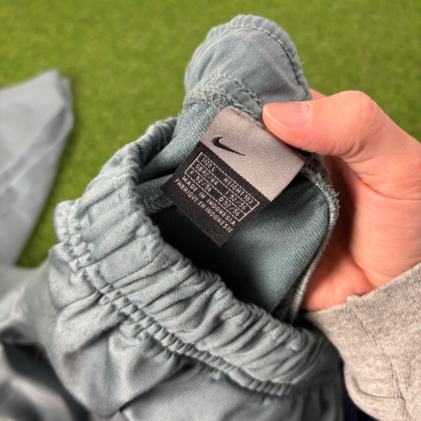 00s Nike Piping Joggers Green Large