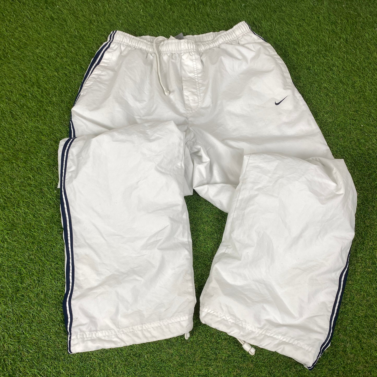 00s Nike Piping Tracksuit Jacket + Joggers Set Blue Large