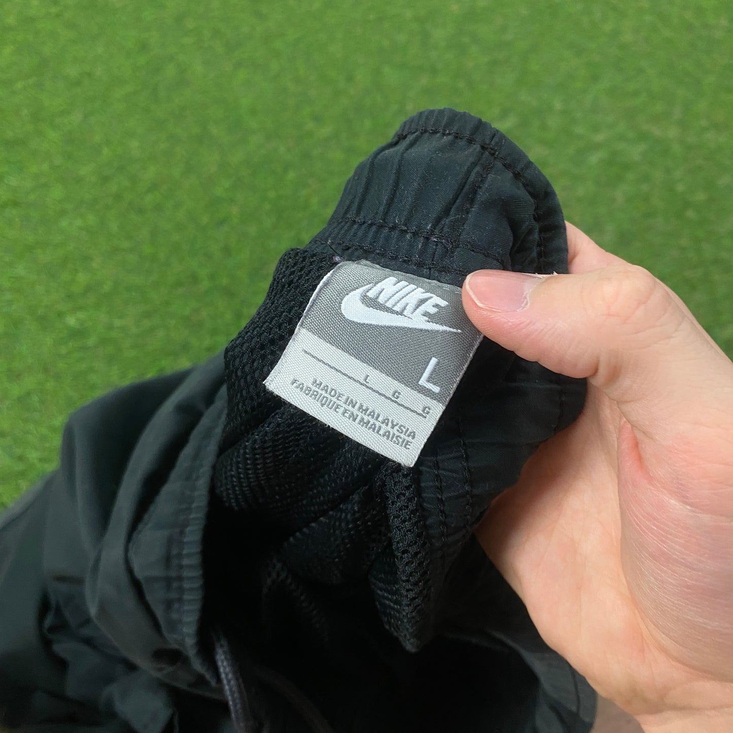 00s Nike Piping Shorts Black Large