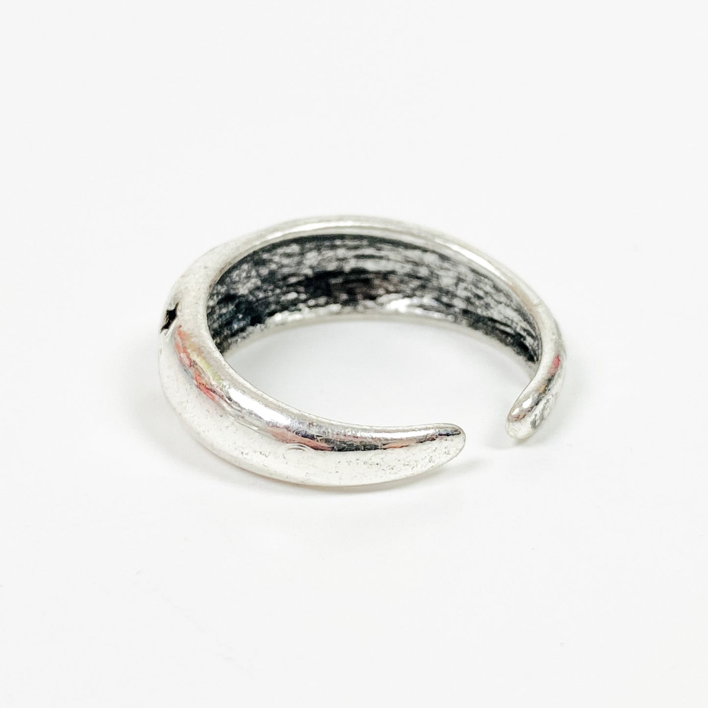 Vintage Retro Adjustable Star Ring Silver