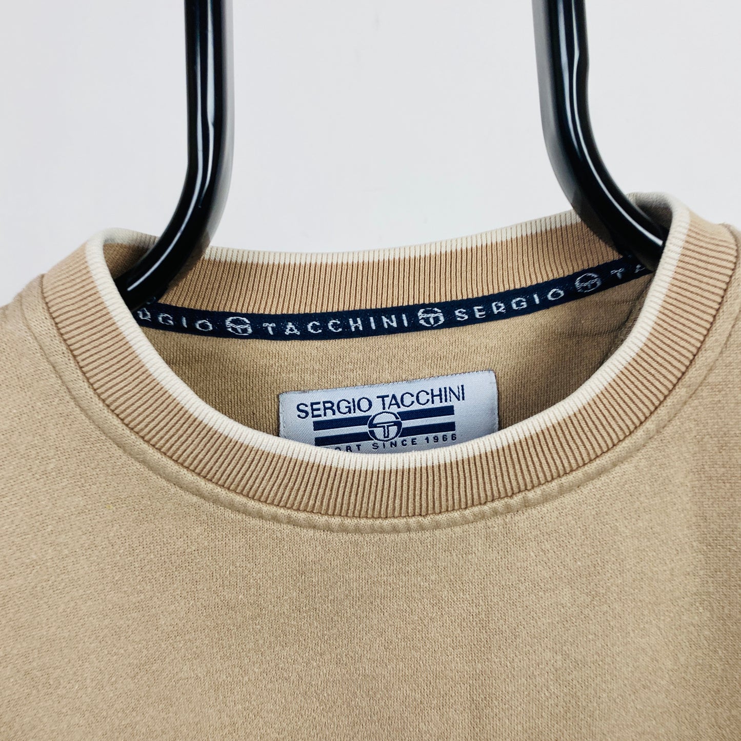 Retro Sergio Tacchini Sweatshirt Brown Small