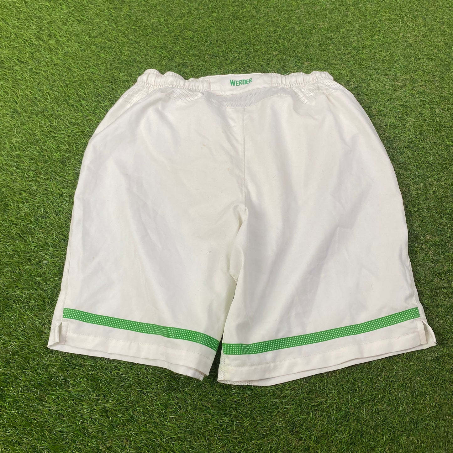 00s Nike Wolfsburg Football Shorts White Mediumr