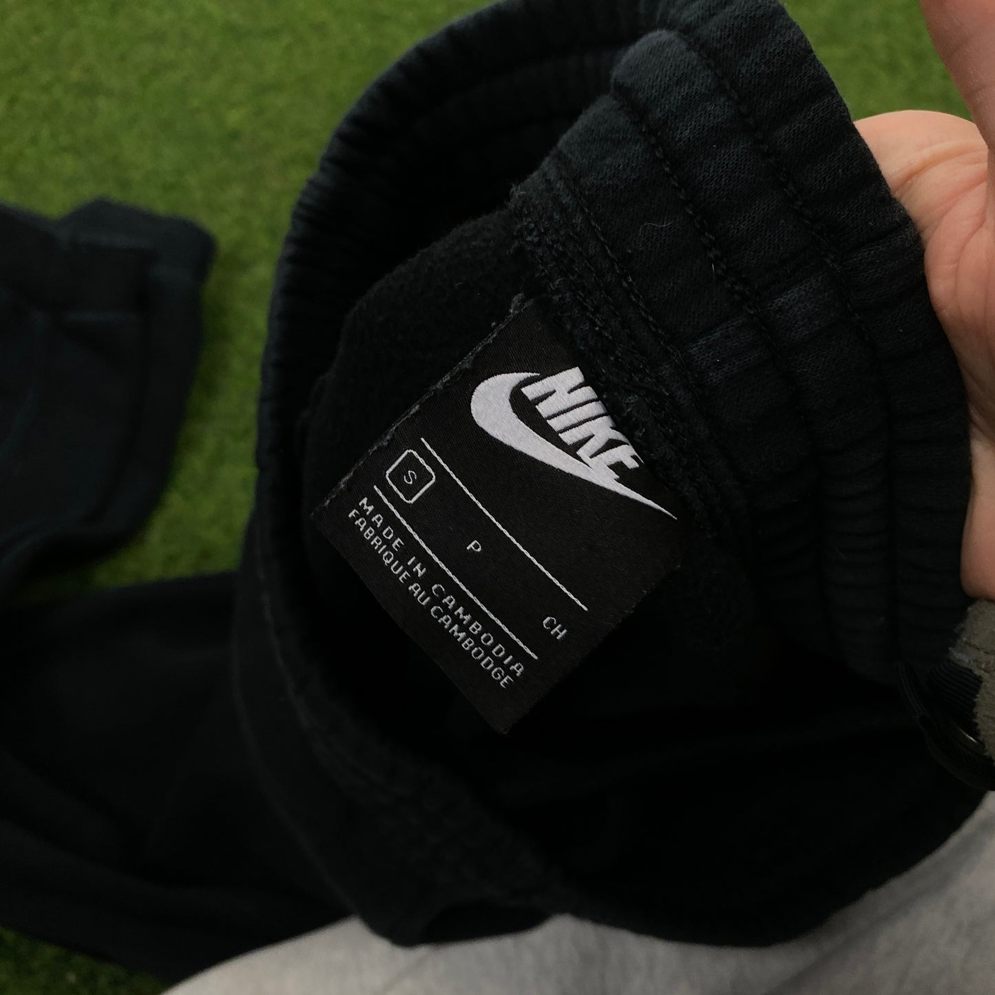 00s Nike Cotton Joggers Black Small