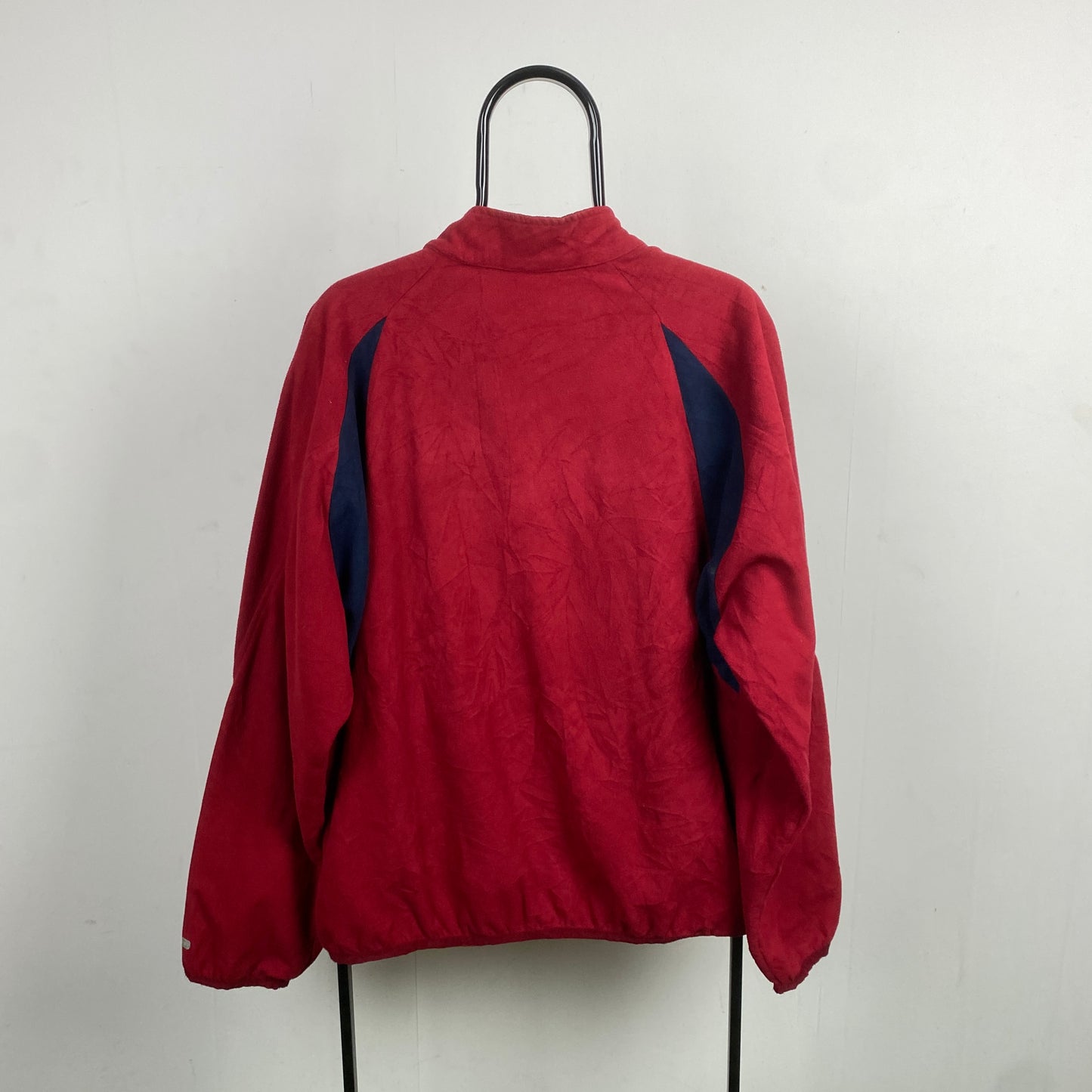 90s Nike Barcelona Fleece Sweatshirt Red Large